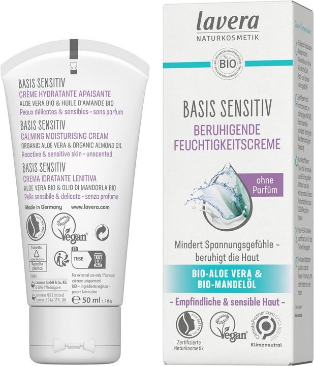 Produktbild Lavera beruhigende Feuchtigkeitscreme basis sensitiv Creme (50 ml)