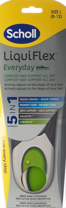 Actual product image Scholl LiquidFlex insole Everyday