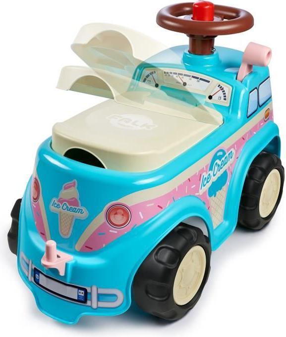 Actual product image Falk Loopauto Ijscoman Loopwagen Mini Van met accessoires 1-3 jaar (2009947)