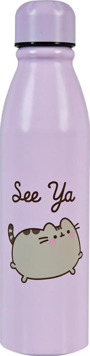 Actual product image Scooli Pusheen drinking bottle 600 ml, brown/purple (0.60 l)