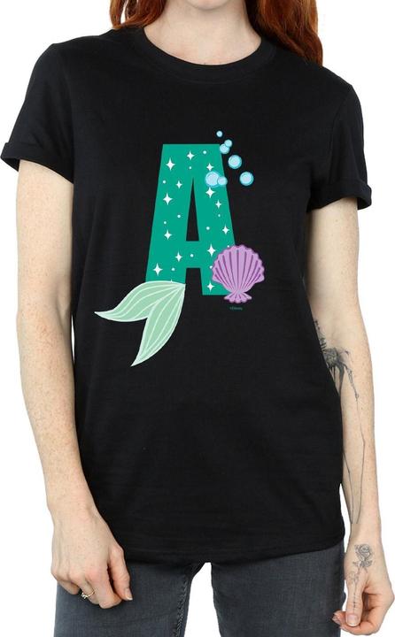 Immagine prodotto Disney Alphabet A Is For Ariel Maglietta Ampia Donna (L)