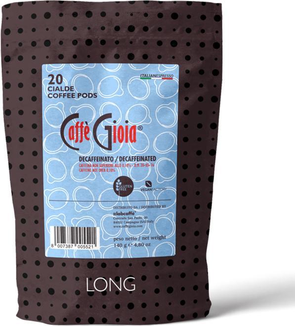 Immagine prodotto Caffè Gioia Cialde di caffè decaffeinato Lungo (confezione da 20 cialde) (20 x Porta.)