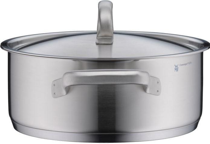 Produktbild WMF Bratentopf GOURMET PLUS Silberfarben (24 cm, Bräter + Schmortopf, Kochtopf, Edelstahl)