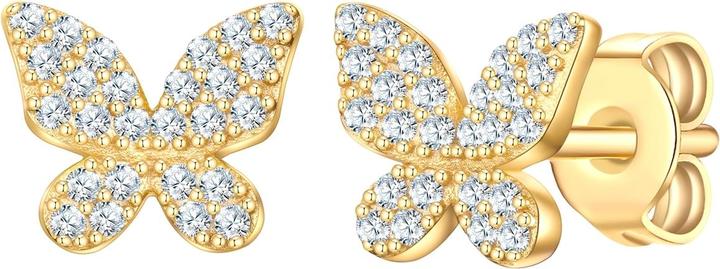 Rafaela Donata Damen Ohrringe Schmetterling Sterling Silber - 34736 (Sterling Silber 100%)
