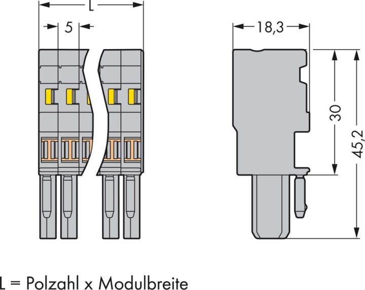 Image du produit Wago Connecteur à ressort