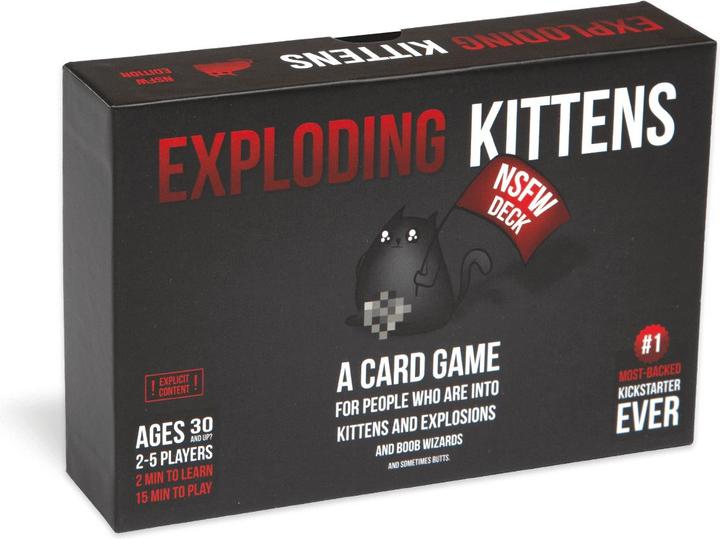 Actual product image Asmodée Exploding Kittens NSFW Edition (German)