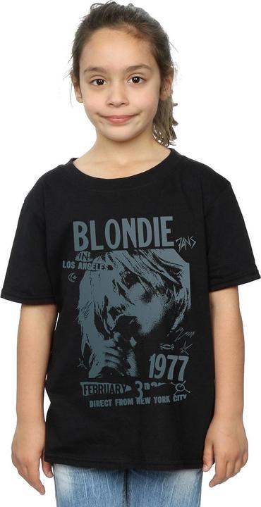 Actual product image Blondie Girls Tour 1977 Chest Cotton T-Shirt (152, 158)