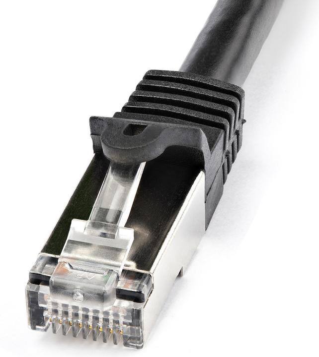Image du produit StarTech Câble réseau Cat6 1m - Câble patch Gigabit blindé (SFTP) - Noir (S/FTP, CAT6, 1 m)