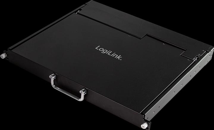 Produktbild LogiLink 17" LCD KVM Konsole mit KVM Switch, 8 Port, schwarz