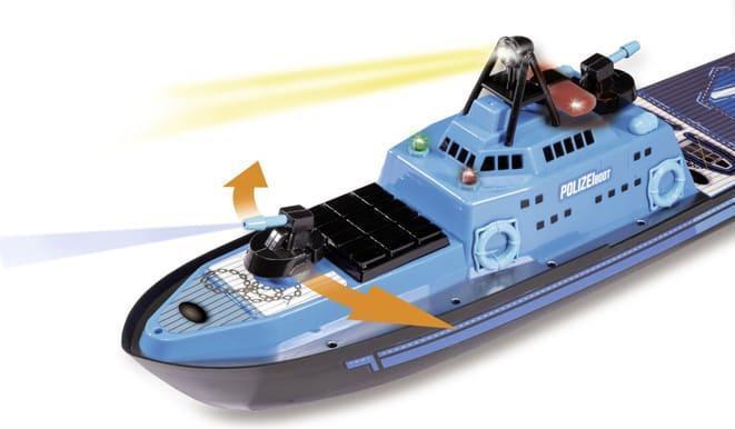 Actual product image Carson RC police boat 2.4G 100% RTR