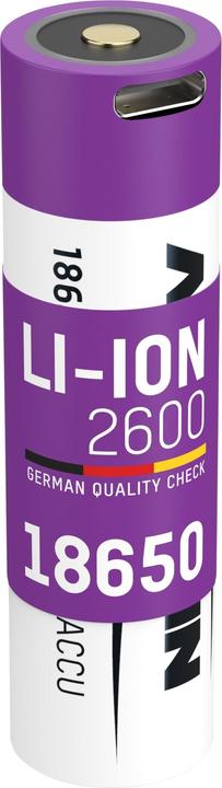 Produktbild Ansmann Li-Ion 18650 (1 Stk., 18650, 2600 mAh)