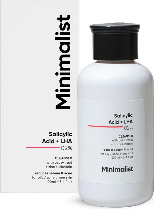 Actual product image Minimalist Salicylic Acid + LHA 02% Cleanser (100 ml)