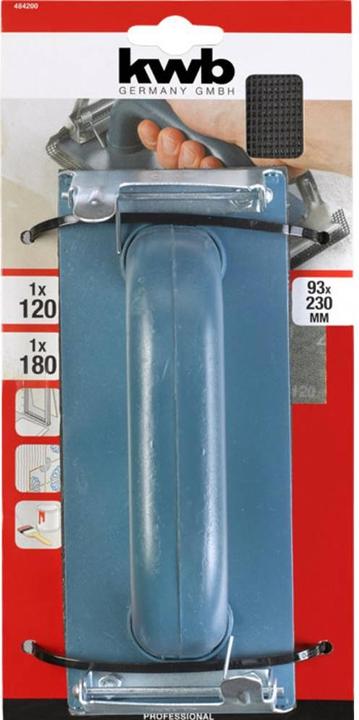Produktbild kwb Handschleifer-Set Gitterleinen 230 (120, 180)