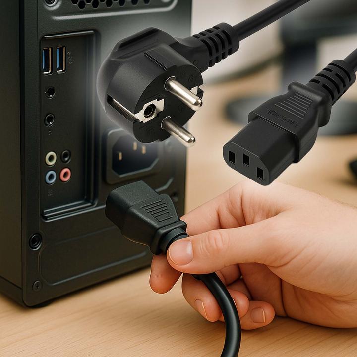 Produktbild Walimex Netzkabel 4m mit Kaltgerätestecker (4 m)