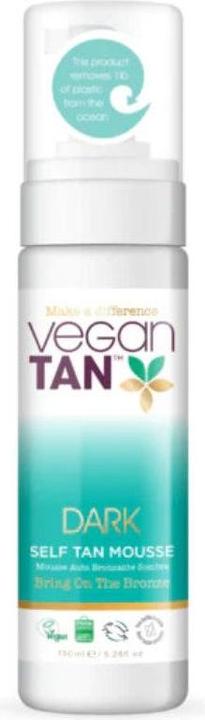 Image du produit Vegan Tan VeganTan Self Tan Mousse Foncée (Sérum autobronzant, 150 ml)