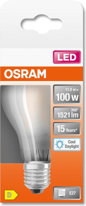 Actual product image Osram Star Classic A (E27, 100 W, 1521 lm, 1 x, D)