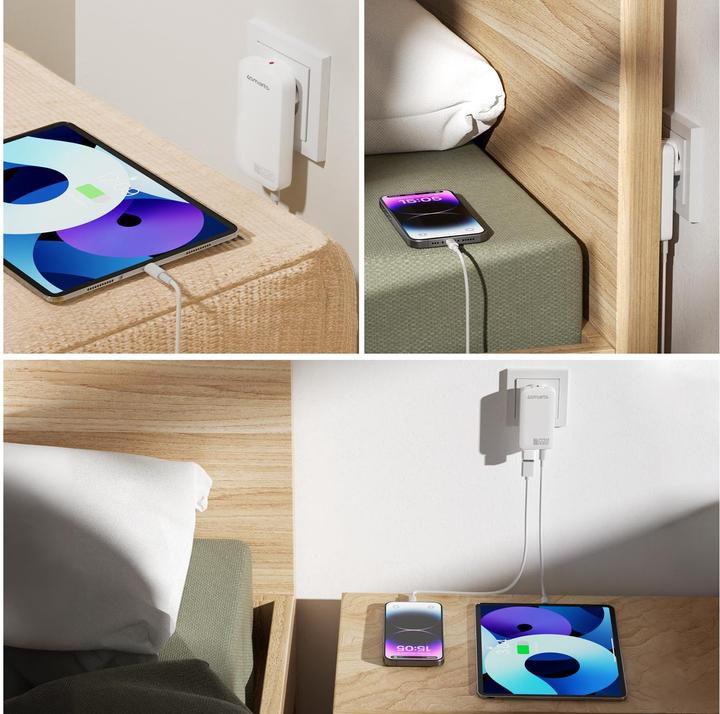 Actual product image 4smarts FlatPlug Slim Dual (65 W)