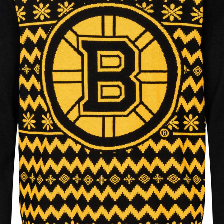Actual product image Foco NFL Winter Ugly Sweater Knit Sweater Boston Bruins - XL (XL)