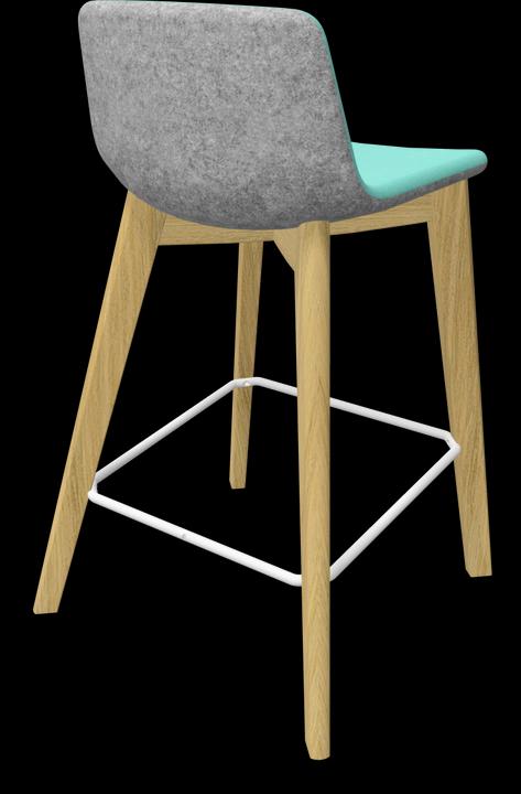 Immagine prodotto Narbutas Sgabello da bar Twist & Sit