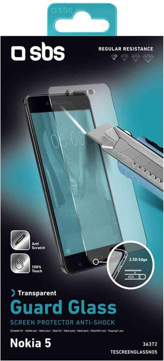 Produktbild SBS Glas-Displayschutz f?r Nokia 5 (Nokia 5)