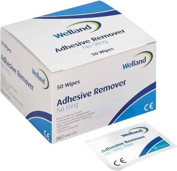 Welland Klebstoffentferner Tüchlein neu (50 x)