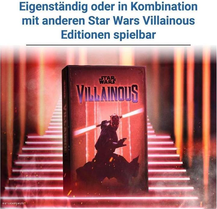 Actual product image Ravensburger 22847 - Star Wars Villainous, German edition of the 2nd expansion, for 2 or more (German)