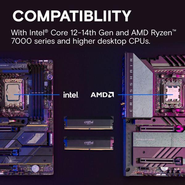 Produktbild Crucial Pro Overclocking (1 x 16GB, 6000 MHz, DDR5-RAM, U-DIMM)