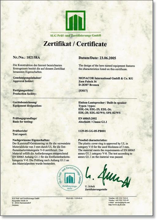 Produktbild Monacor ELALautsprecher (1 Stk.)
