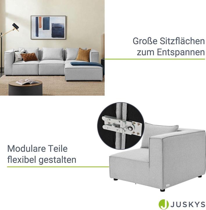 Produktbild Juskys Modulares Sofa Domas (Ecksofa)