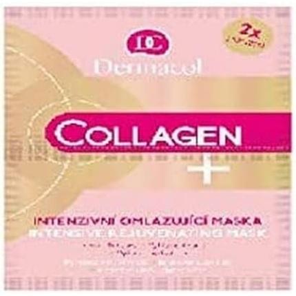 Immagine prodotto Dermacol Maschera ringiovanente intensiva Collagen Plus (Maschera viso intensiva ringiovanente) 2 X 8 G