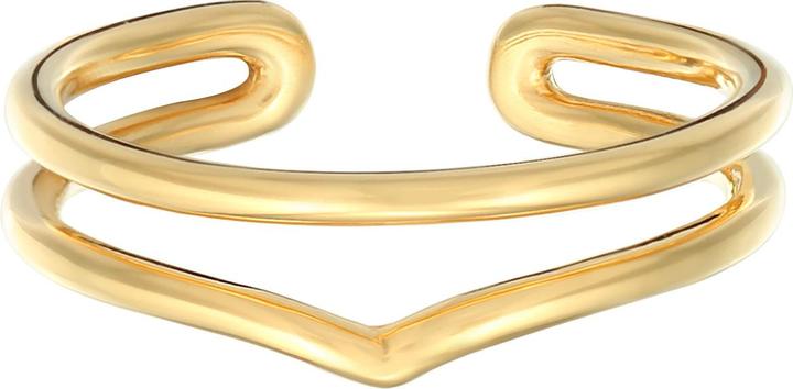 Image du produit Elli Bague Enveloppe ouverte en forme de V 925 argent (54, Argent 925)