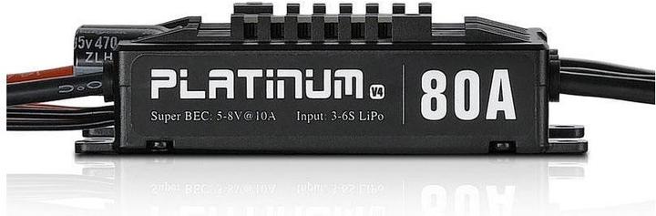 Image du produit Hobbywing Platinum Pro 80A V4 3-6s BEC 7A