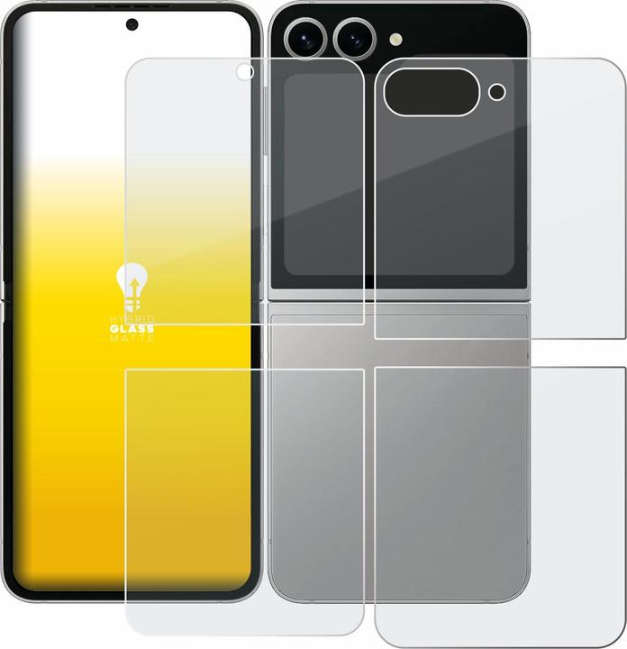 Actual product image upscreen Reflection Shield Glass Matte (1 Piece, Samsung Galaxy Z Flip6)