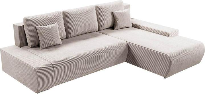 Produktbild Juskys Sofa Iseo Rechts mit Schlaffunktion (Ecksofa)
