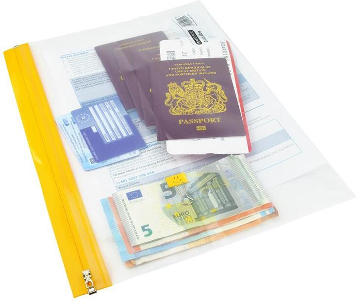 Actual product image Rapesco Document folder with zip fastener 1503 A4+ assorted (A4+, 5 x)