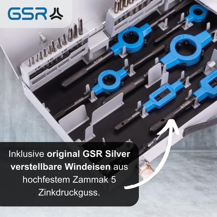 Produktbild GSR 45-teiliges Gewindeschneidsortiment