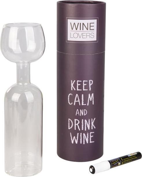 Actual product image pos Wine glass bottle - Wine Lovers - approx. 750 ml (75 cl)