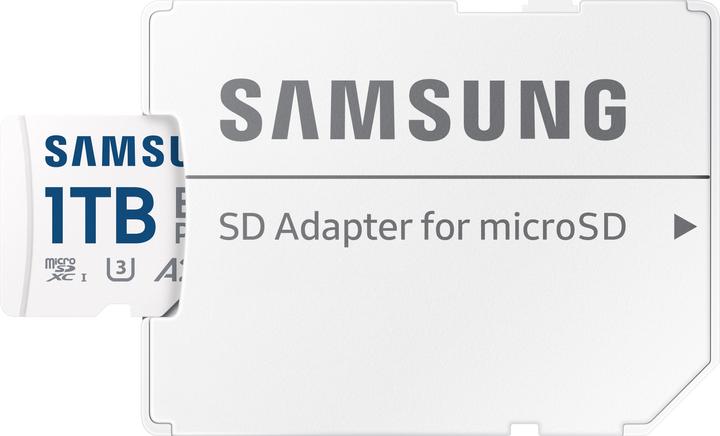 Actual product image Samsung EVO Plus (1000 GB, microSDXC, U3, UHS-I)