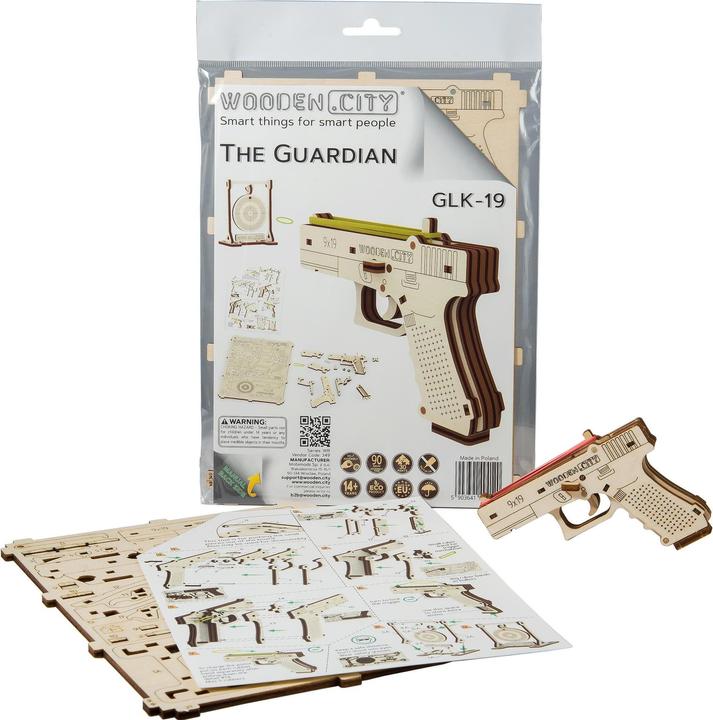 Actual product image WoodenCity Pistol GLK-19 Weapons