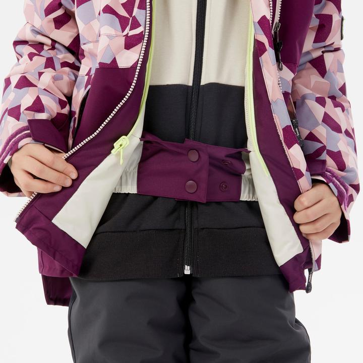 Produktbild Wedze Snowboardjacke Kinder - SNB 500 Camouflage lila (128)