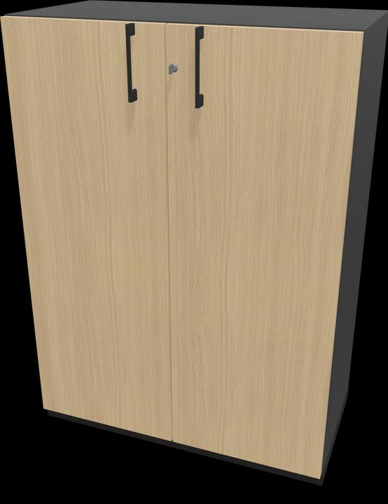 Oak decor bleached, Black, Dark grey