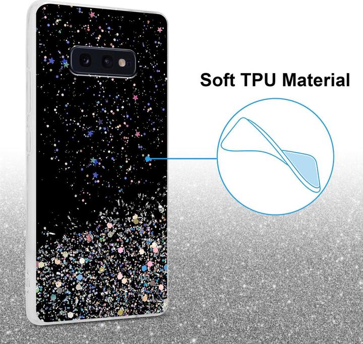 Image du produit Cadorabo Couverture TPU paillettes scintillantes (Samsung Galaxy S10e)
