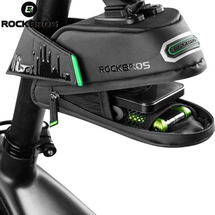 Produktbild Rockbros C27-1 bicycle bag under the saddle - black (1.50 l, Gepäckträgertasche)