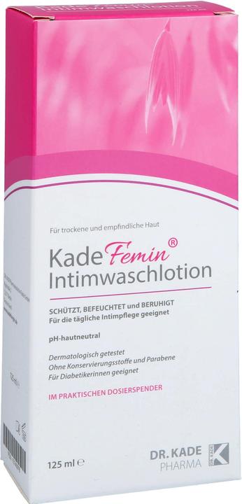 Actual product image Dr. Kade Pharma KadeFemin Intimate Wash Lotion, 125 ml Lotion (125 ml, Intimate washing lotion)