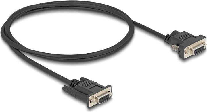 Produktbild Delock Seriell Kabel RS-232 D-Sub9 Buchse zu D-Sub9 Buchse S (1 m)