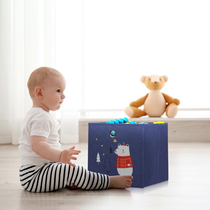 Produktbild Relaxdays 4x Kinderaufbewahrungsboxen