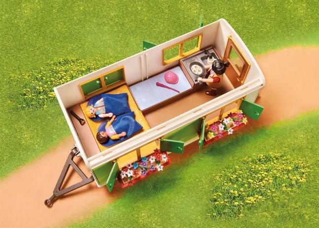 Immagine prodotto Playmobil Auto con rimorchio pony (70511, Paese Playmobil)