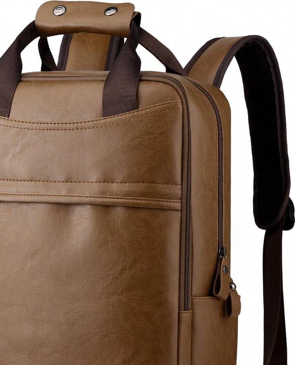Immagine prodotto Only-Bags.Store Borsa impermeabile in pelle PU di grande capacità, zaino per computer, viaggio d'affari multicolore