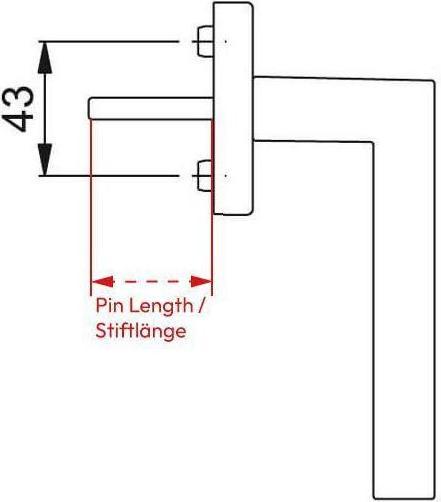 Nährwerte und Zutaten Z-Wave HOPE11902747 - HOPPE eHandle Lockable ConnectSense Amsterdam 32mm