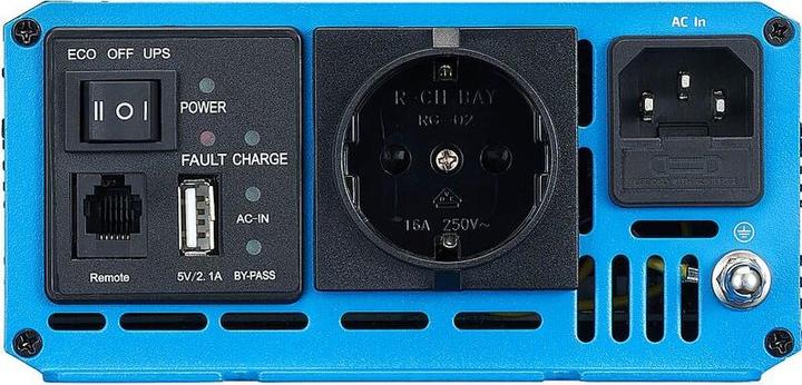 Actual product image Ective CSI52 Sine Charger Inverter 500W/12V Sine Inverter with Charger and NVS